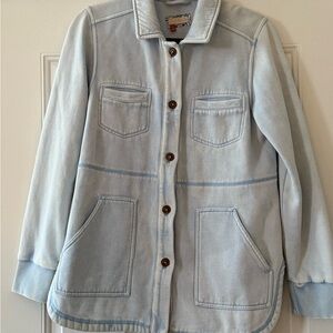 Pilcro by Anthropologie light blue shirt